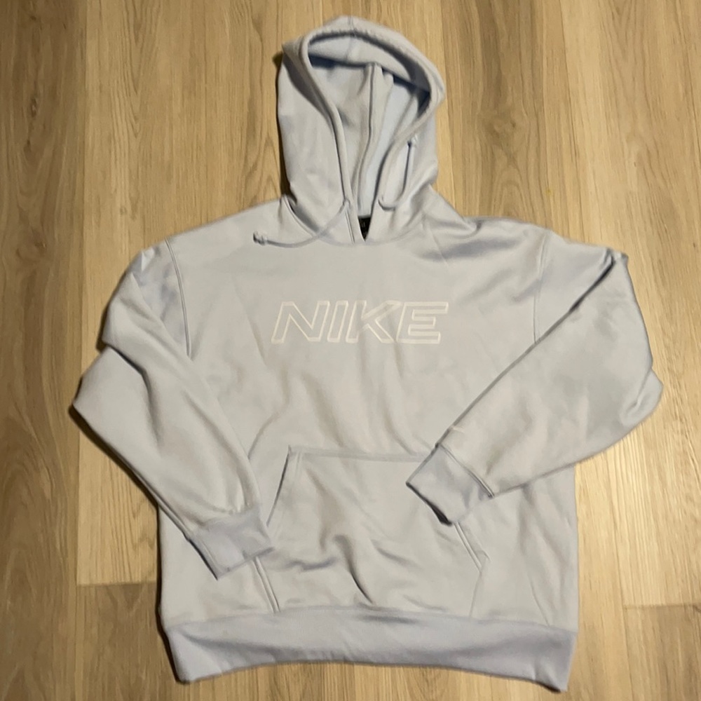 blue nike dry fit hoodie